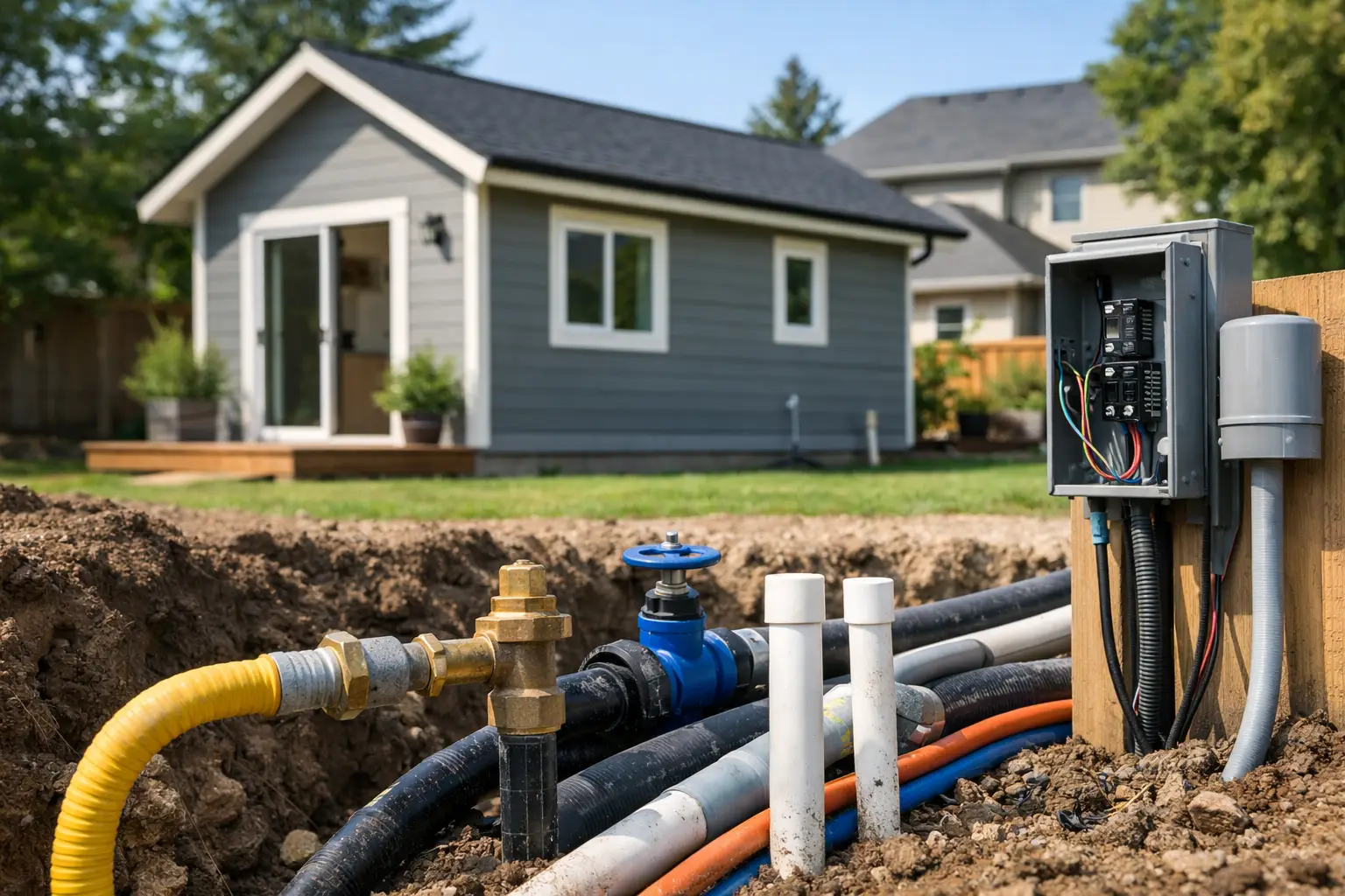 ADU Utility Connections Before You Build