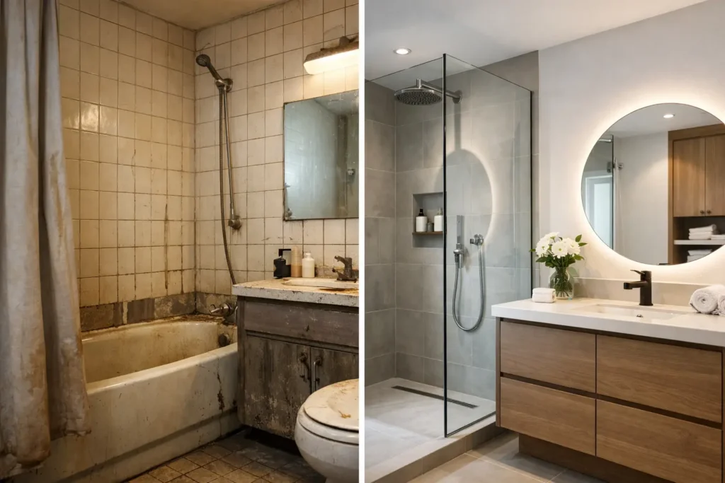 Bathroom Remodel Before After That Changes Daily Life 1 Bathroom Remodel Before After That Changes Daily Life